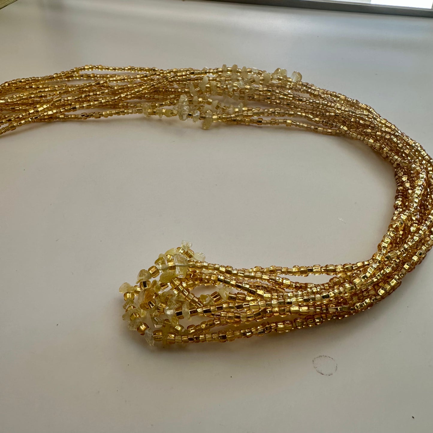 Yombe – Citrine Tie-on Waistbead