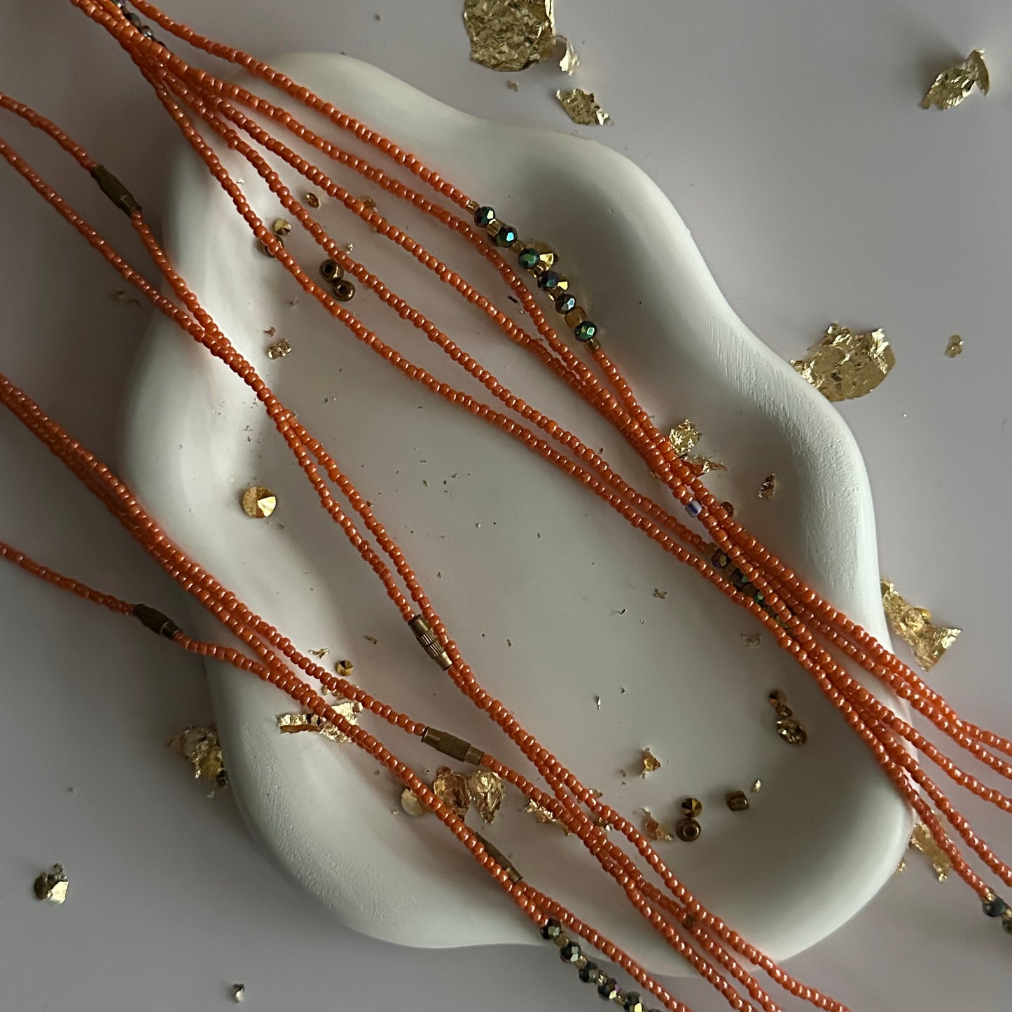 Tuareg Clasped Waistbeads – Desert Sun & Nomadic Spirit