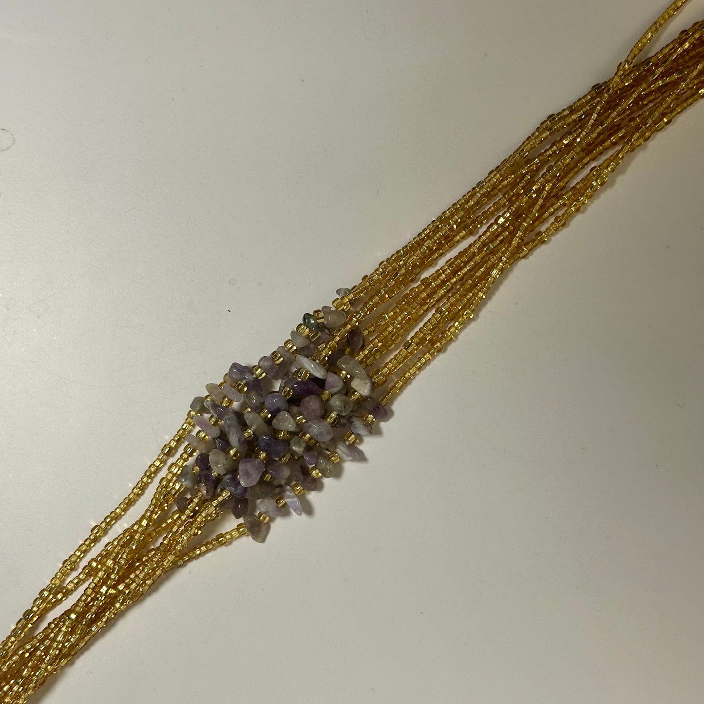Kunama – Amethyst Tie-on Waistbead