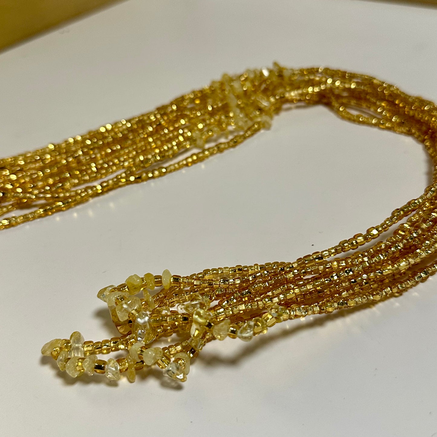 Yombe – Citrine Tie-on Waistbead