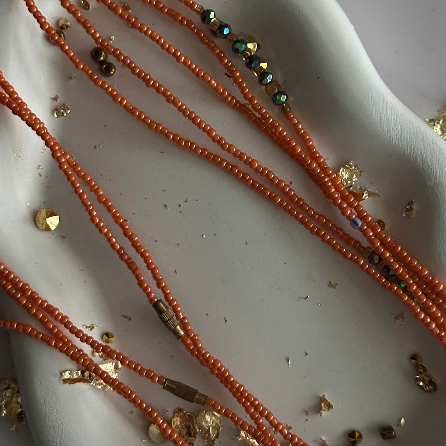 Tuareg Clasped Waistbeads – Desert Sun & Nomadic Spirit