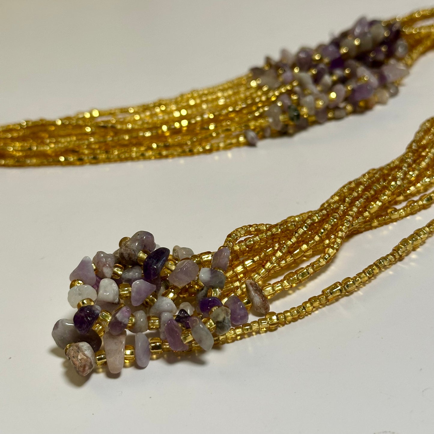Kunama – Amethyst Tie-on Waistbead