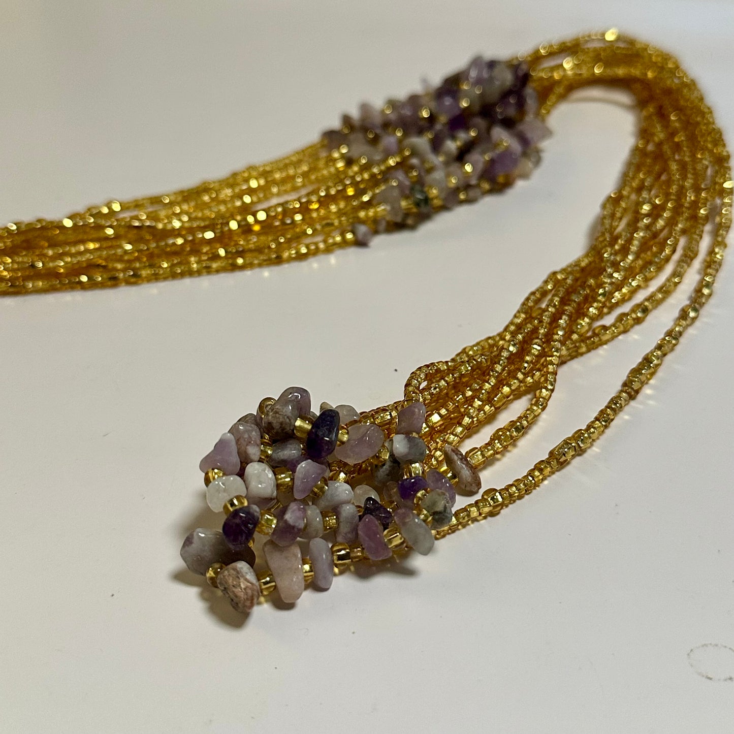 Kunama – Amethyst Tie-on Waistbead