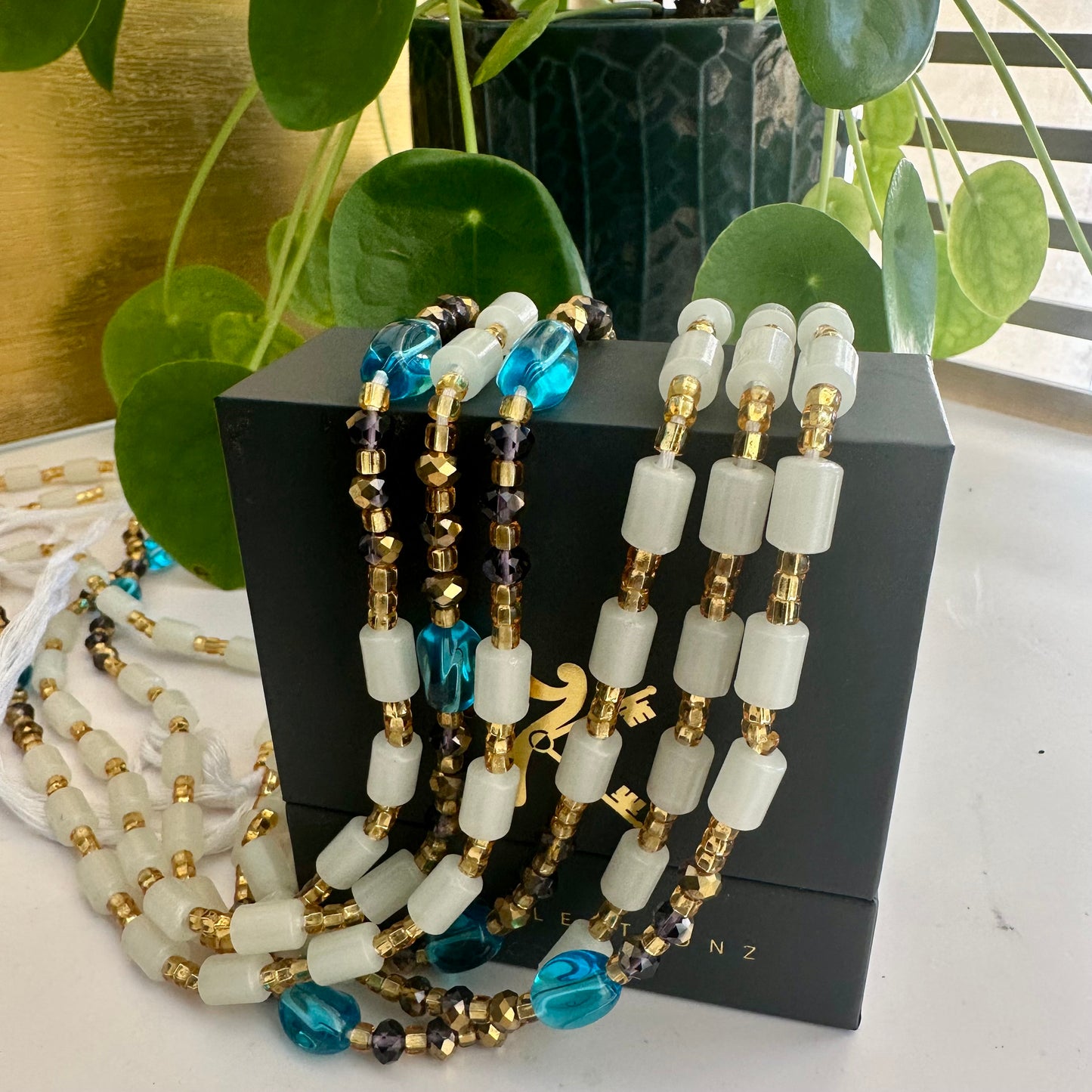 Spooky Season Mystery Waist Bead Collection – “Lights Off” Edition 👻✨