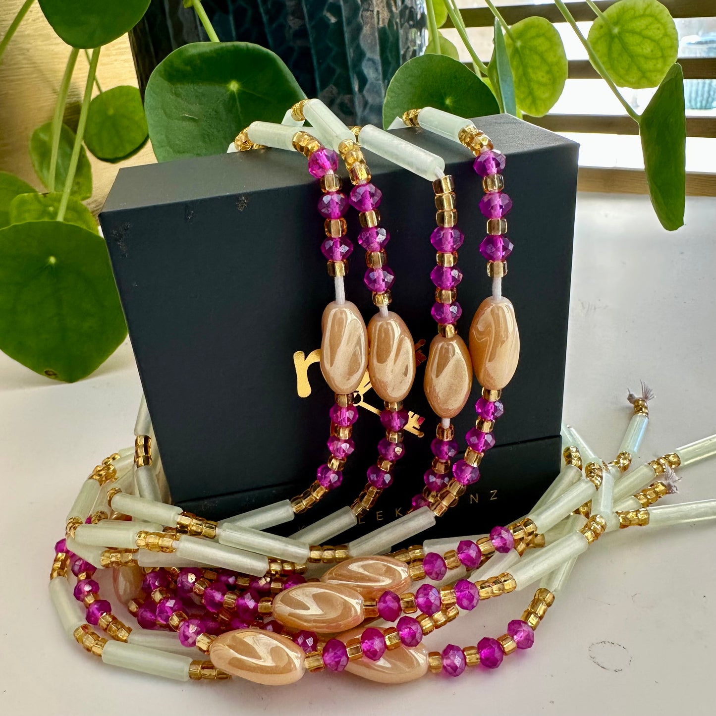 Spooky Season Mystery Waist Bead Collection – “Lights Off” Edition 👻✨