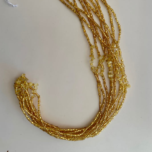 Yombe – Citrine Tie-on Waistbead