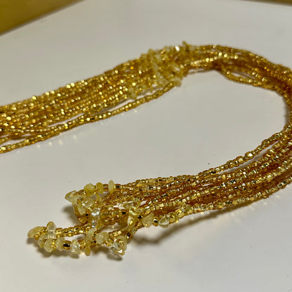 Yombe – Citrine Tie-on Waistbead