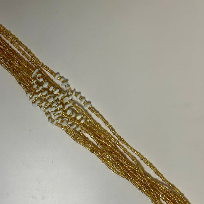 Barghawata – White Stone Tie-on Waistbead