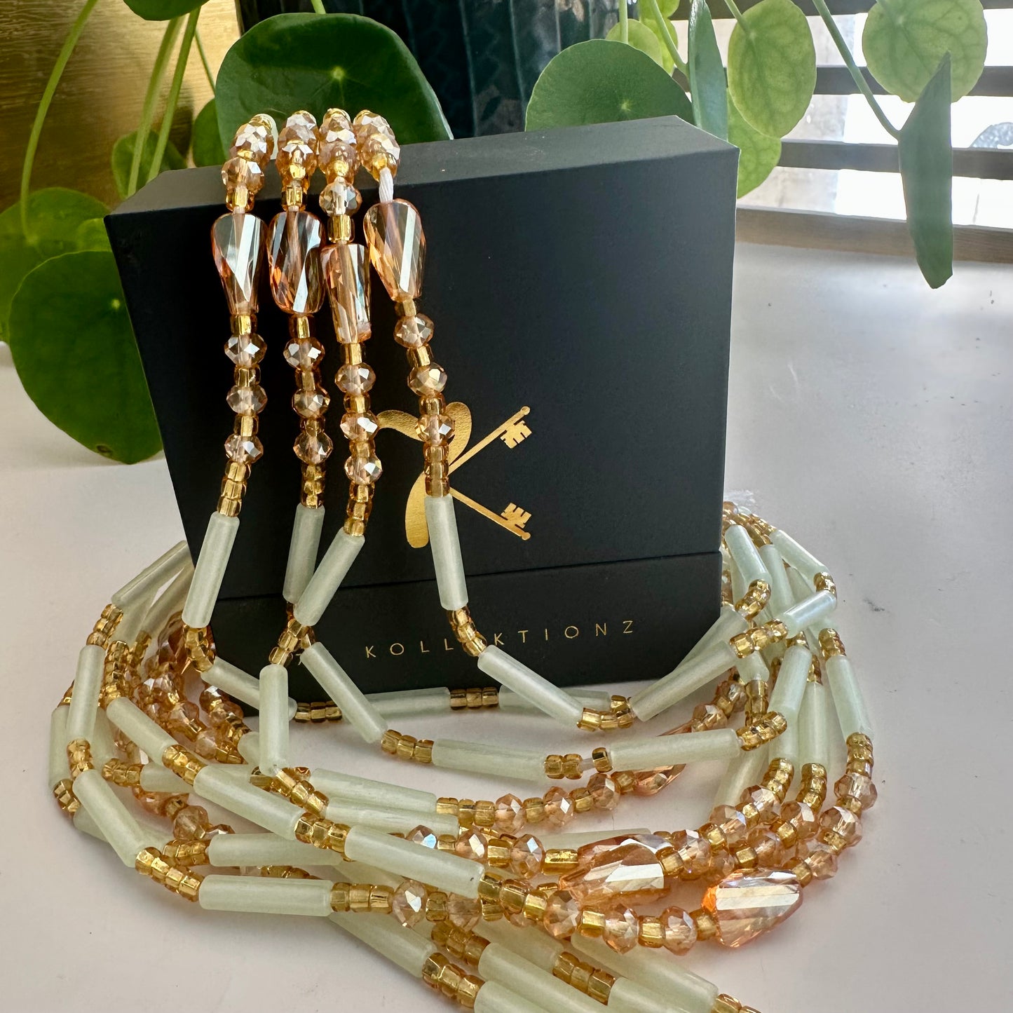 Spooky Season Mystery Waist Bead Collection – “Lights Off” Edition 👻✨