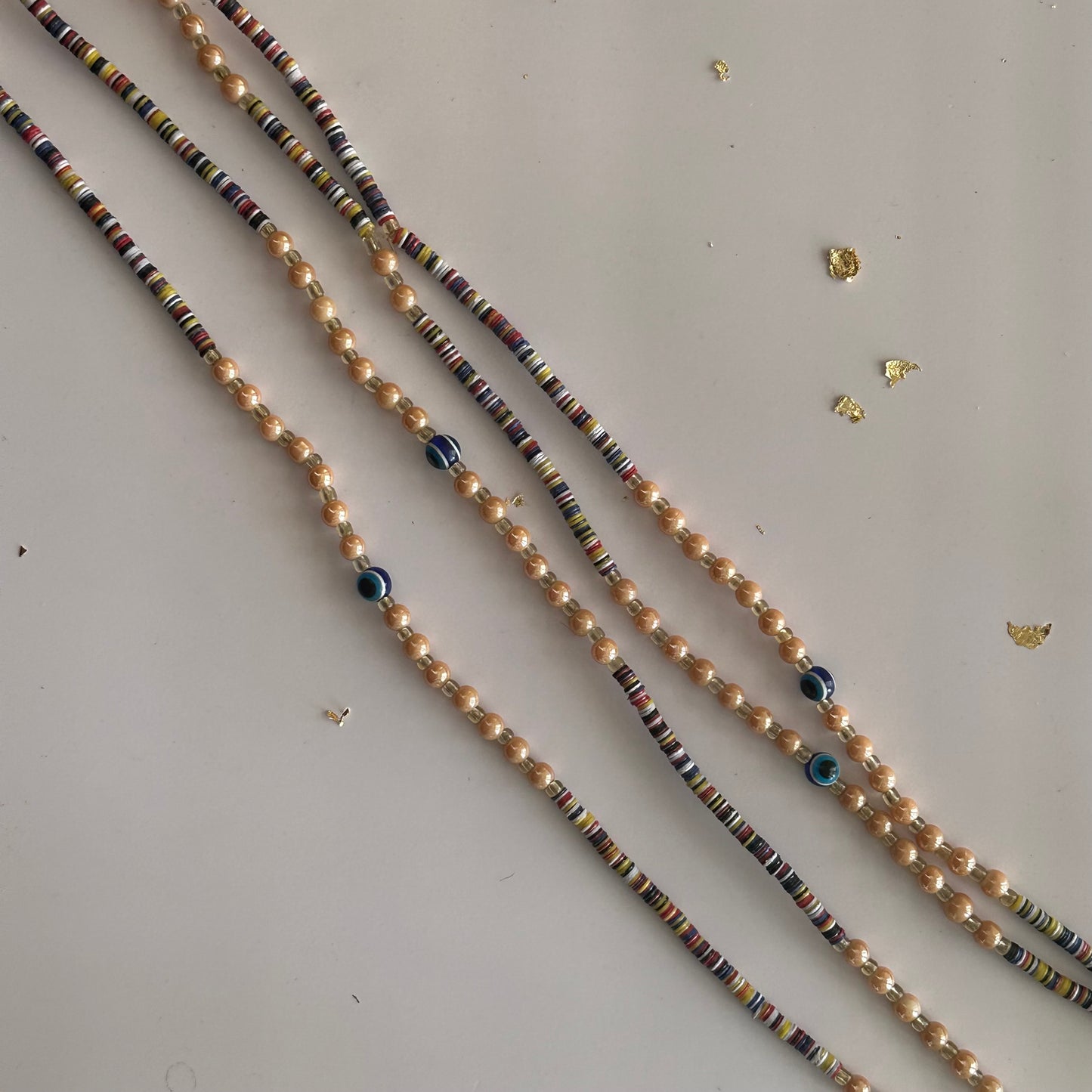 Zɔ̀ Pearls - Elastic Waistbeads