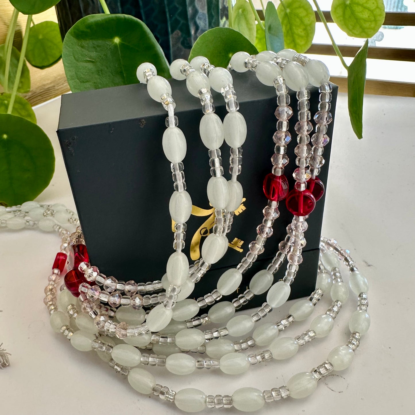 Spooky Season Mystery Waist Bead Collection – “Lights Off” Edition 👻✨