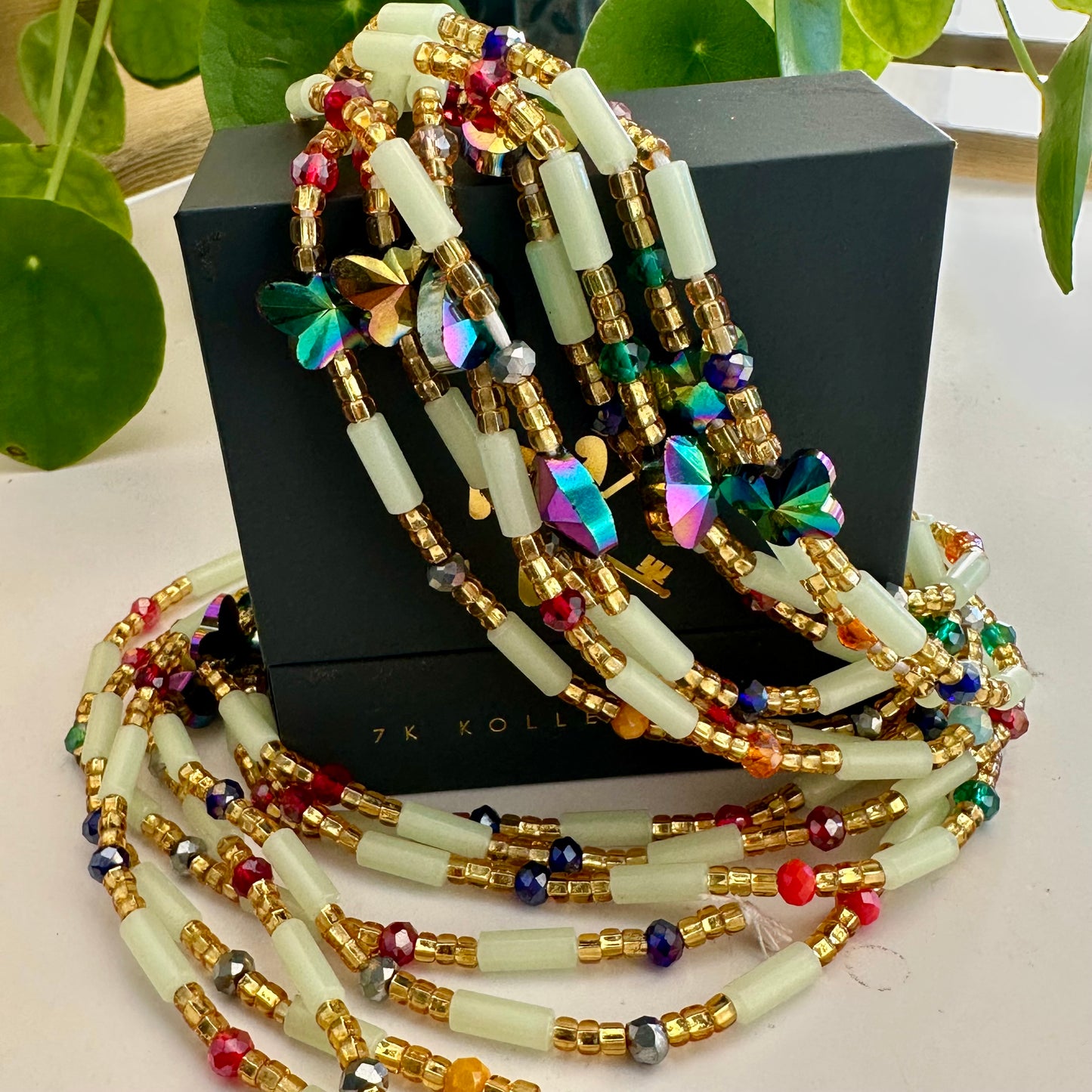 Spooky Season Mystery Waist Bead Collection – “Lights Off” Edition 👻✨