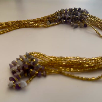 Kunama – Amethyst Tie-on Waistbead