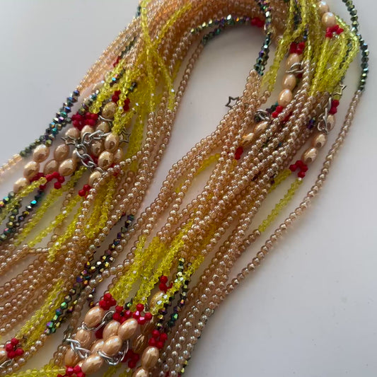 Multi‑Strand Elastic Waistbeads (Adjustable Fit)