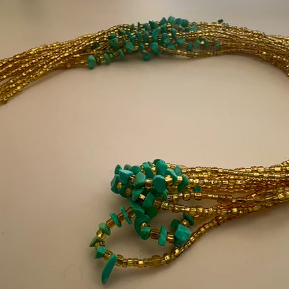 Saho – Turquoise Tie-on Waistbead